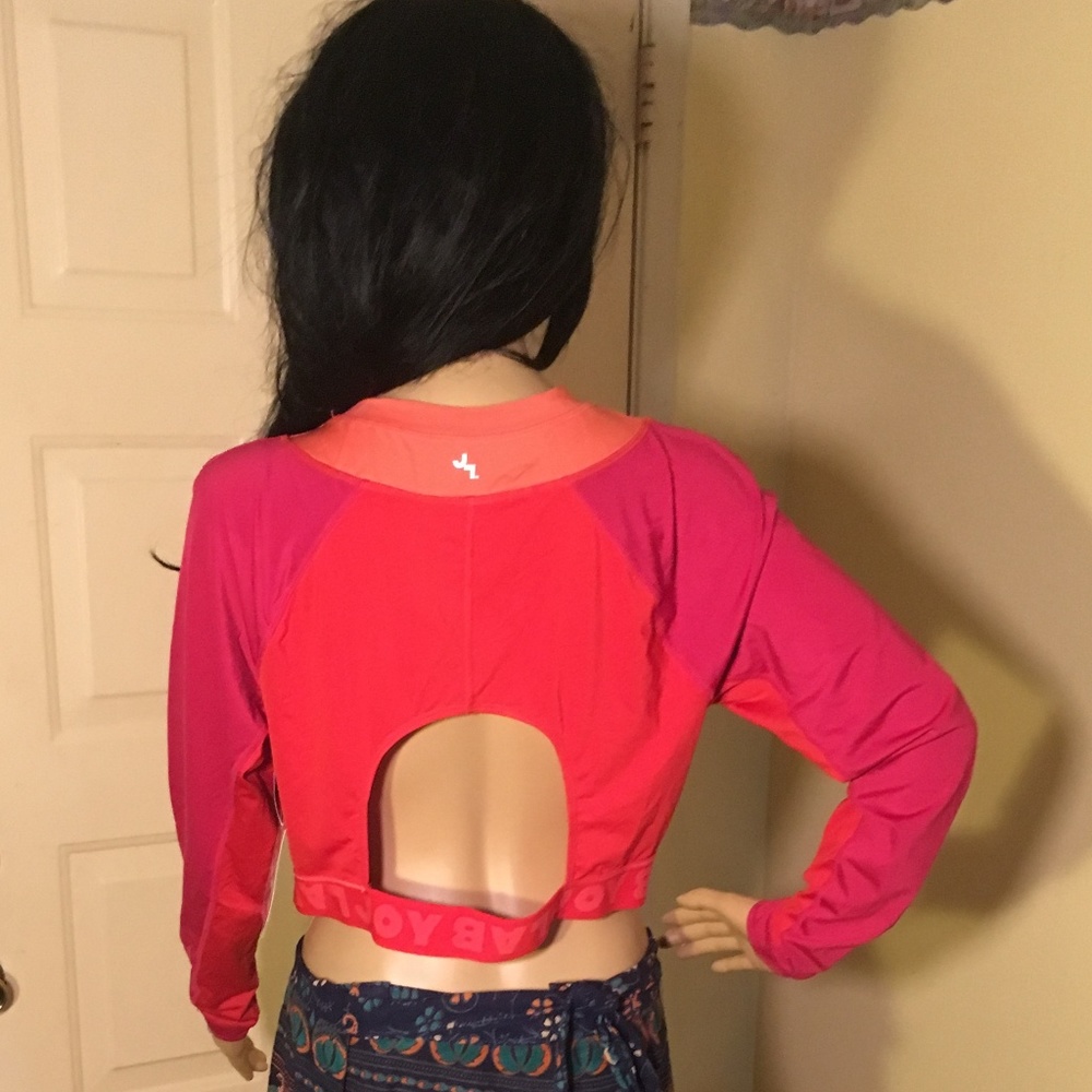 Joy Lab Color Block Long Sleeve "Deep Sea Coral" - Picture 3 of 4